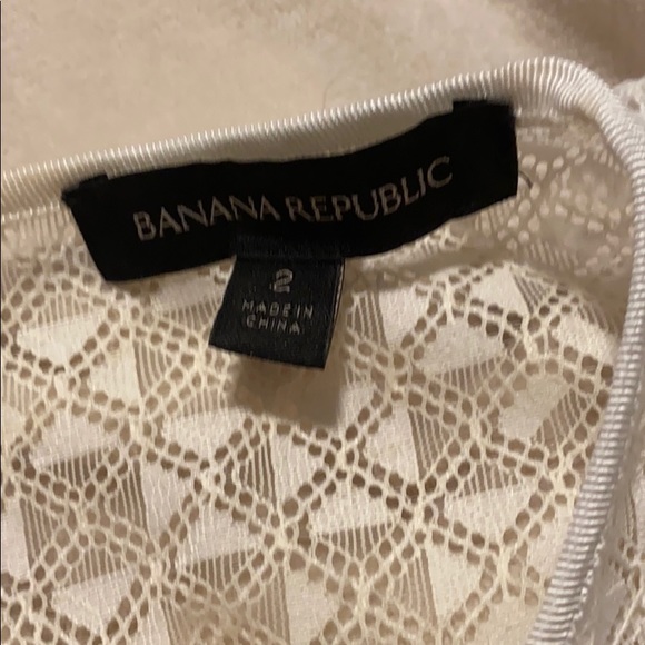 Banana Republic White Lace Dress - Picture 3 of 6